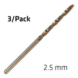 ALPEN Hss Sprint Master 2.5mm X3 Sleeved Din338 ALPEN Drill Bit