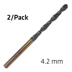 ALPEN Hss Sprint Master 4.2mm X2 Sleeved Din338 ALPEN Drill Bit