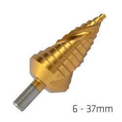 ALPEN  ALPEN Step Drill Hss Co5 Tin 6-37mm