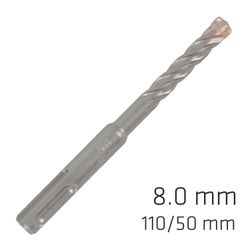 ALPEN Force X 8.0 X 110/050 Sds-plus Rebar Drill Bit X4 Cutting Edges - Bulk