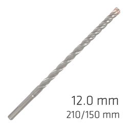 ALPEN Force X 12.0 X 210/150 Sds-plus Rebar Drill Bit X4 Cutting Edges - Bul