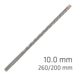 ALPEN Force X 10.0 X 260/200 Sds-plus Rebar Drill Bit X4 Cutting Edges - Bul