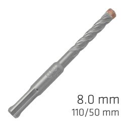 ALPEN Force X 8.0 X 110/050 Sds-plus Rebar Drill Bit X4 Cutting Edges
