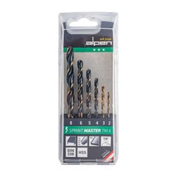 ALPEN  ALPEN Sprint Master Tm6 6-pcs 2 - 3 - 4 - 5 - 6 - 8mm Hss Set