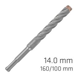 ALPEN Force X 14.0 X 160/100 Sds-plus Rebar Drill Bit X4 Cutting Edges