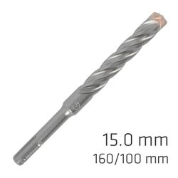 ALPEN Force X 15.0 X160/100 Sds-plus Rebar Drill Bit X4 Cutting Edges