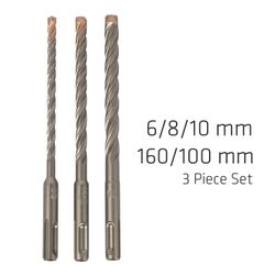 ALPEN Force X Sds Set 3 Pcs 6/8/10 Mm X 160
