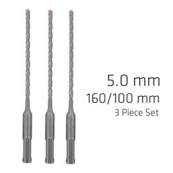 ALPEN Sds Plus F4 Bit 5mm X 160 X 100 X3 Pcs Drill Hammer