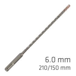 ALPEN Force X 6.0 X 210/150 Sds-plus Rebar Drill Bit X4 Cutting Edges