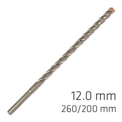 ALPEN Force X 12.0 X 260/200 Sds-plus Rebar Drill Bit X4 Cutting Edges