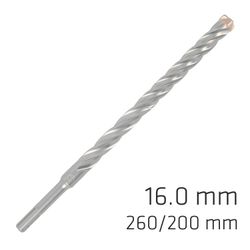 ALPEN Force X 16.0 X 260/200 Sds-plus Rebar Drill Bit X4 Cutting Edges