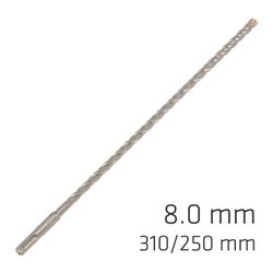 ALPEN Force X 8.0 X 310/250 Sds-plus Rebar Drill Bit X4 Cutting Edges