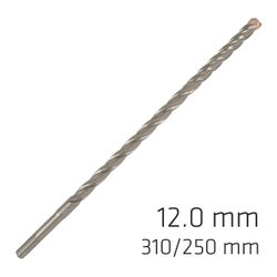 ALPEN Force X 12.0 X 310/250 Sds-plus Rebar Drill Bit X4 Cutting Edges