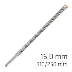 ALPEN Force X 16.0 X 310/250 Sds-plus Rebar Drill Bit X4 Cutting Edges