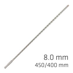 ALPEN Force X 8.0 X 450/400 Sds-plus Rebar Drill Bit X4 Cutting Edges