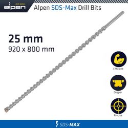 ALPEN  ALPEN Sds Max Drill 920x800x25mm