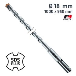 ALPEN Sds Plus Hammer Bit 1000 X 950mm 18mm