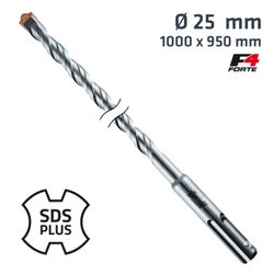 ALPEN Sds Plus Hammer Bit 1000 X 950mm 25mm