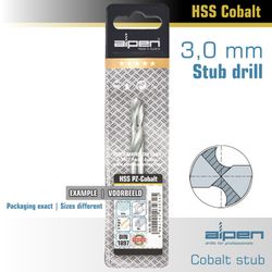 ALPEN Cobalt Drill Bit Short Pouch 3.0mm