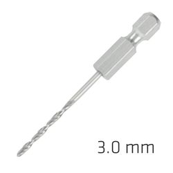 ALPEN Hss Super Drill Bit Hex Shank 3mm