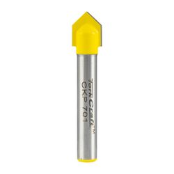 TORK CRAFT Router Bit V Groove 90 Degree 3/8'