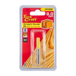 TORK CRAFT Router Bit Straight 8mm