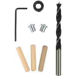 TORK CRAFT Doweling Accessory Kit 8mm - 27 Piece (birch Wood)