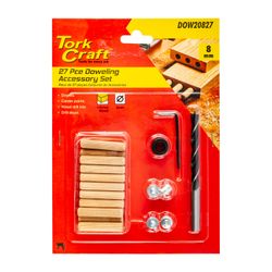 TORK CRAFT Doweling Accessory Kit 8mm - 27 Piece (birch Wood)