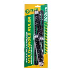 D-TECH Alum Multi-angle Ruler 500mm Four Fold