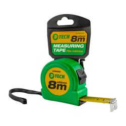Measuring Tape 8m X 25mm Plastic Casing Magnetic Hook & Belt Clip