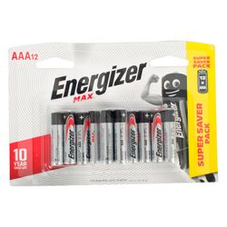 ENERGIZER Max: Aaa - 12 Pack