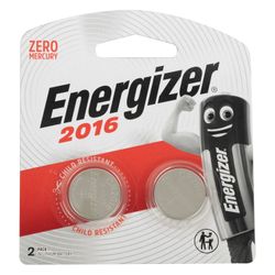 ENERGIZER Cr2016 Bp2 3v Lithium Coin Battery (2 Pack)