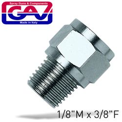 GAV Taper Reducer Bush 1/8 X 3/8 M/f