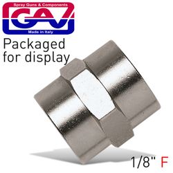 GAV Socket 1/8 X 1/8 F/f Packaged