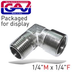 GAV Elbow M/f 1/4' Packaged