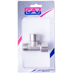 GAV T Connector 1/2' Ffm Packaged