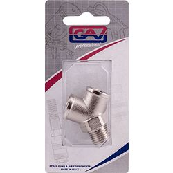 GAV Y Connector 1/4'mff Gio1071-2 Packaged