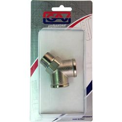 GAV Y Connector Mff 1/2' Packaged