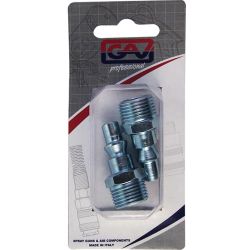 GAV Quick Coupler/inserts Aro 3/8'm 2 Packaged