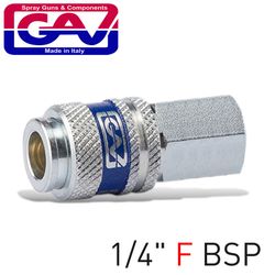 GAV Hardened Steel Quick Coupler 1/4'f