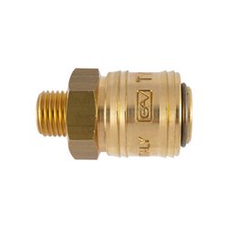 GAV Brass Male Quick Coupler 1/4'm