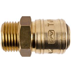 GAV Brass Male Quick Coupler 1/2'm