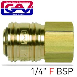 GAV Brass Quick Coupler 1/4'f