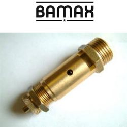 BAMAX Safety Valve 1/4'preset 8 Bar Packaged
