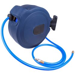 AIRCRAFT Air Hose Reel 15m X 9.5mm(3/8) Pu Hose P/p Casing Wall Mounted