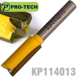 Straight Bit 3/8'(9.5mm) X 1'(25.4mm) Cut 2 Flute With Bottom Cut 1/4'