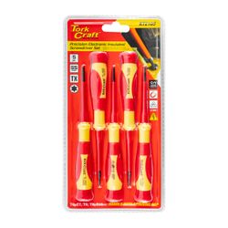 TORK CRAFT 5pc Precision Electronic Insulated Screwdriver Set