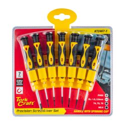 TORK CRAFT 7pc Precision Screwdriver Set For Cell Phone