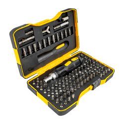 TORK CRAFT 101pc Screwdriver Insert Bit Set In Storage Case All Bit Types Inclu