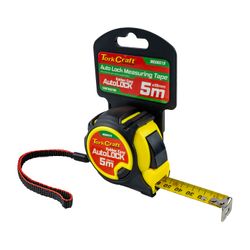 TORK CRAFT Measuring Tape Multi Lock 5m X 19mm Rubber Casing Matt Finish